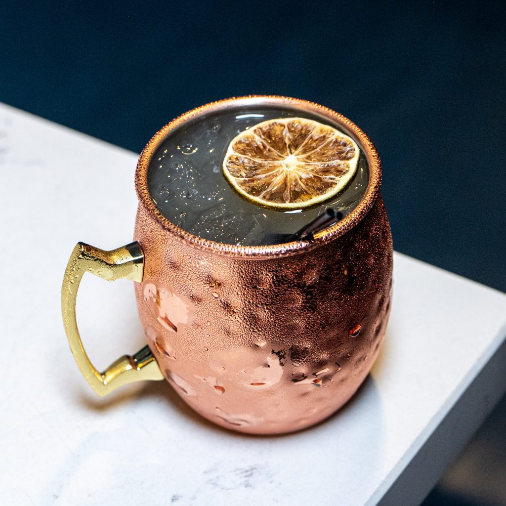 Visionary Search drink photography in Dallas - Moscow Mule